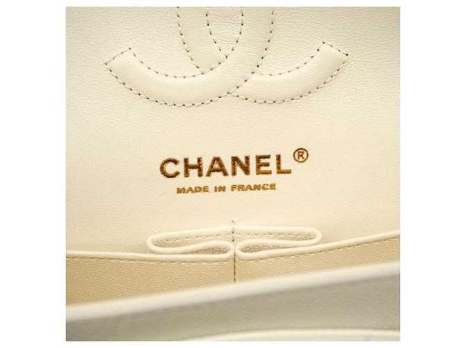 Ch@nel Sac à épaule caviar blanc