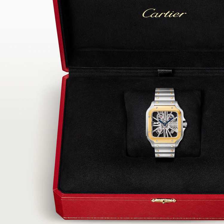 C@rtier Montre squelette Santos de