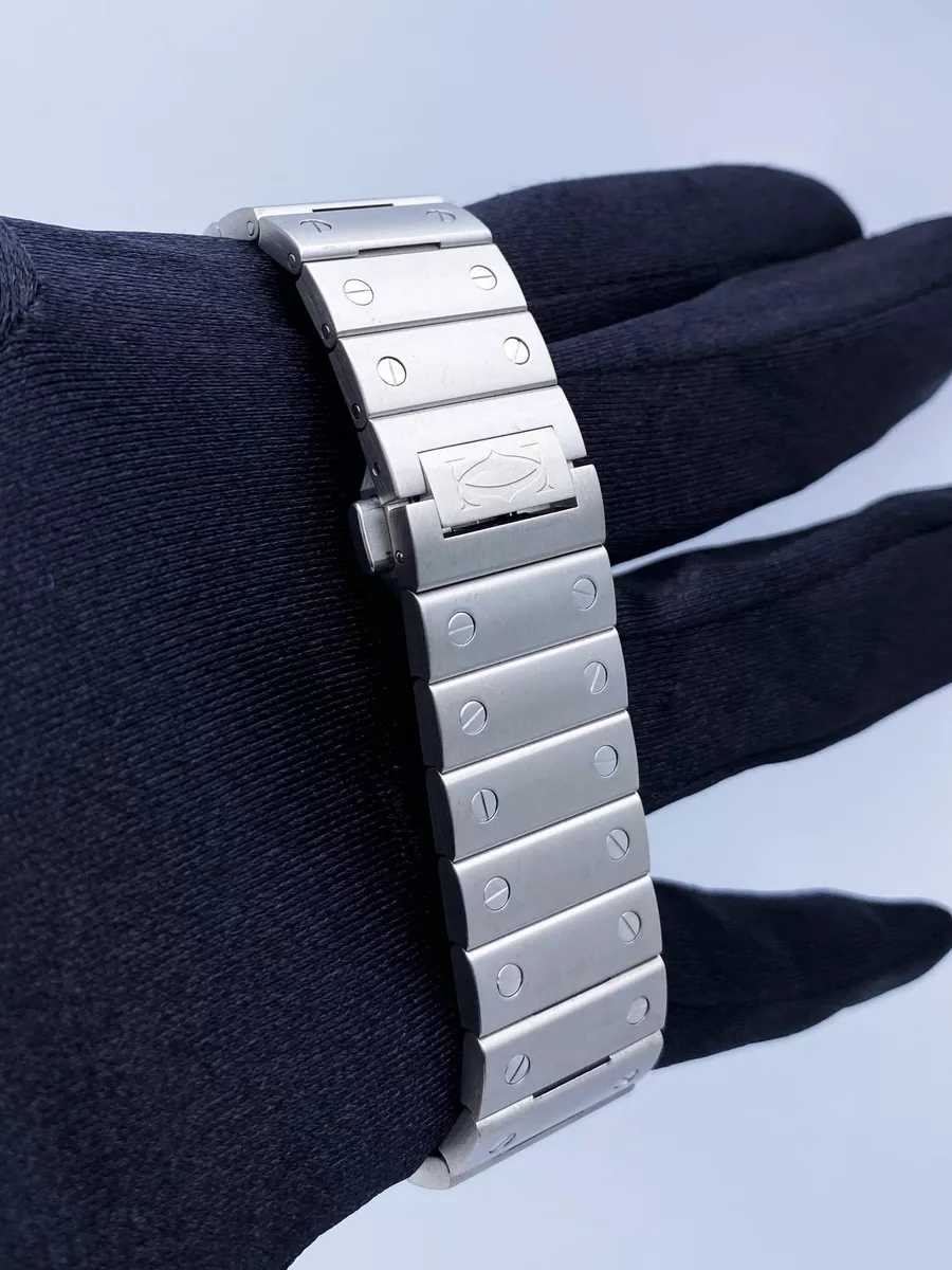 C@rtier Santos montre pour homme WHSA0015 squelette et papiers