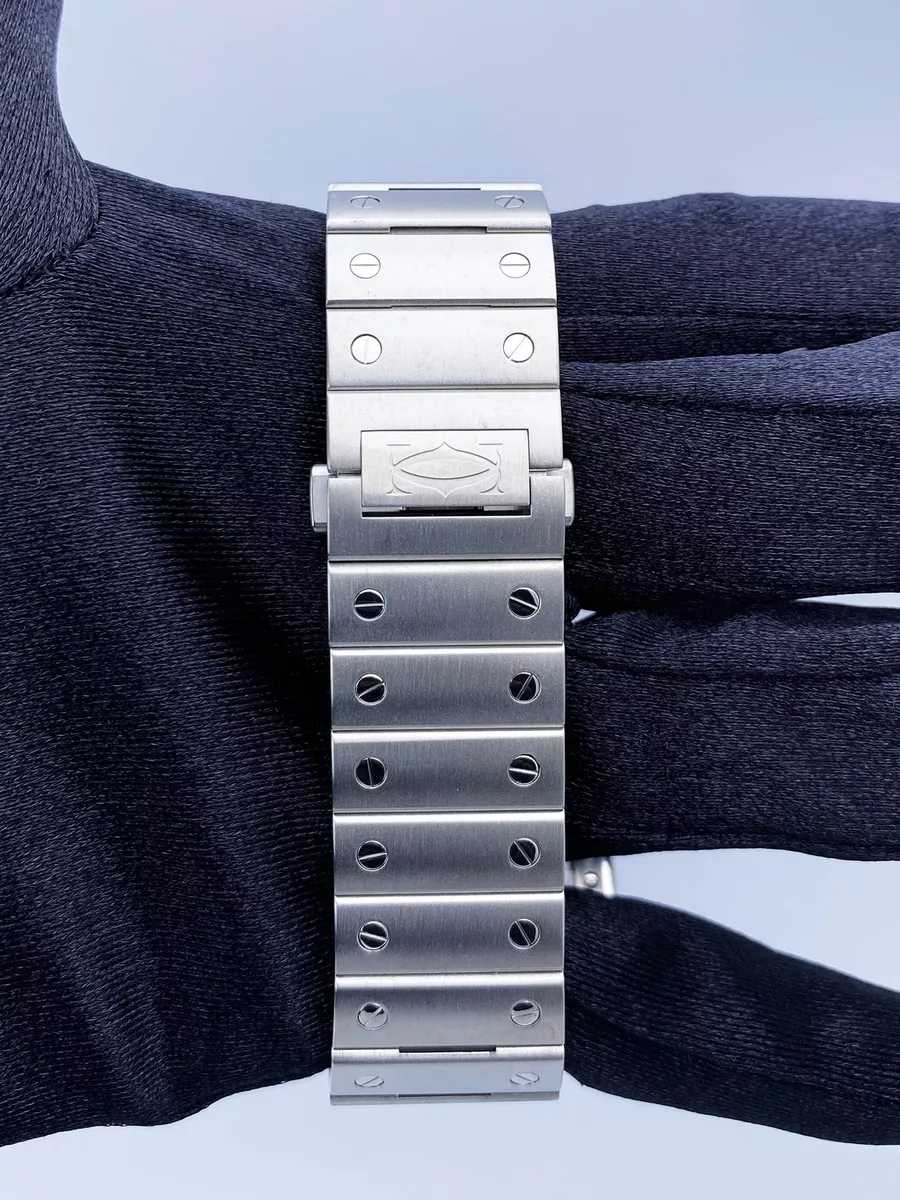 C@rtier Santos montre pour homme WHSA0015 squelette et papiers