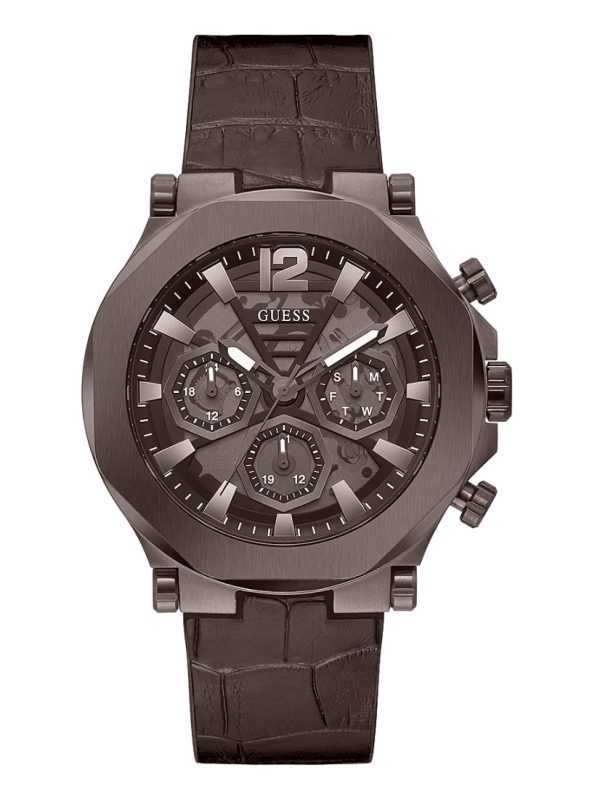 GÛESS Mens Edge Multi-function Watch, GW0492G2