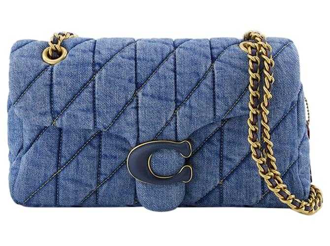 Sac à épaule Tabby 26 - Co@ch - Coton - Bleu Violet