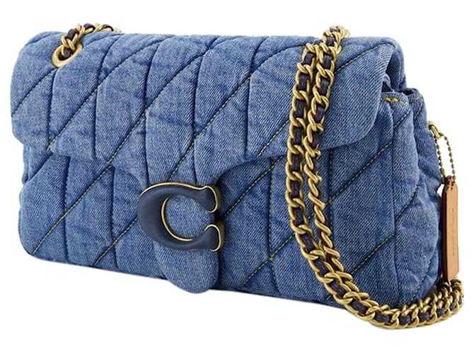 Sac à épaule Tabby 26 - Co@ch - Coton - Bleu Violet