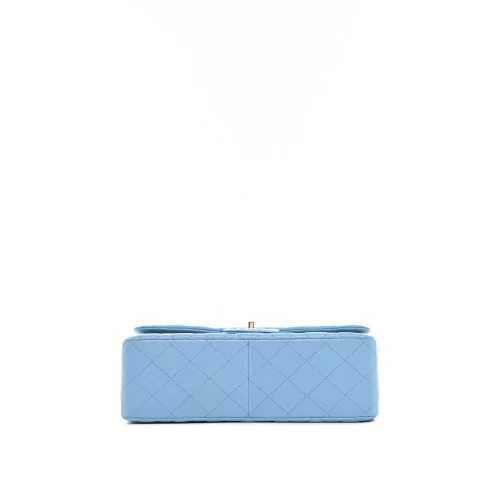 Ch@nel
Sac porté épaule Jumbo Chanel Veau Caviar Bleu Clair