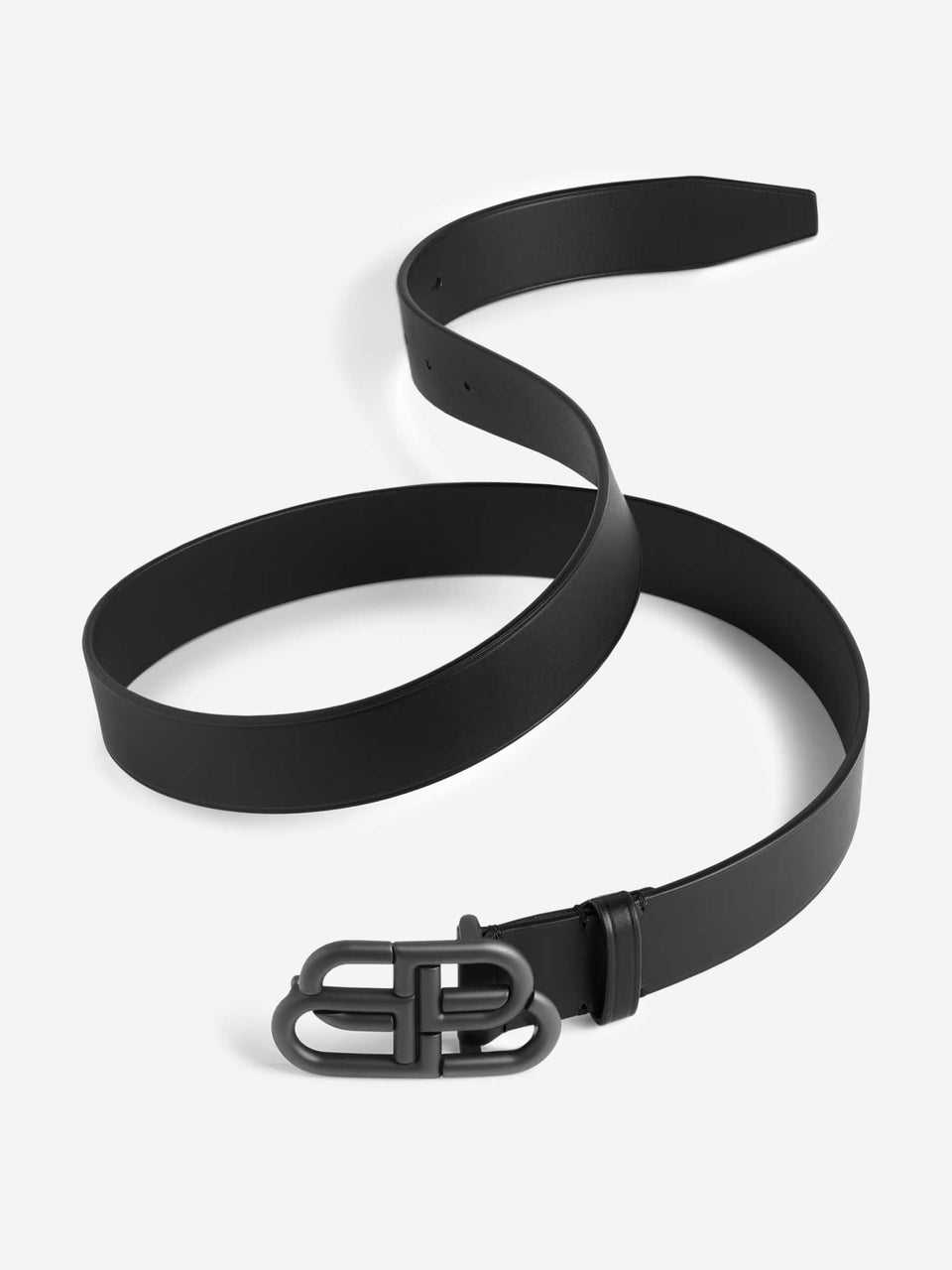 B@lenciaga
Monogram Leather Belt