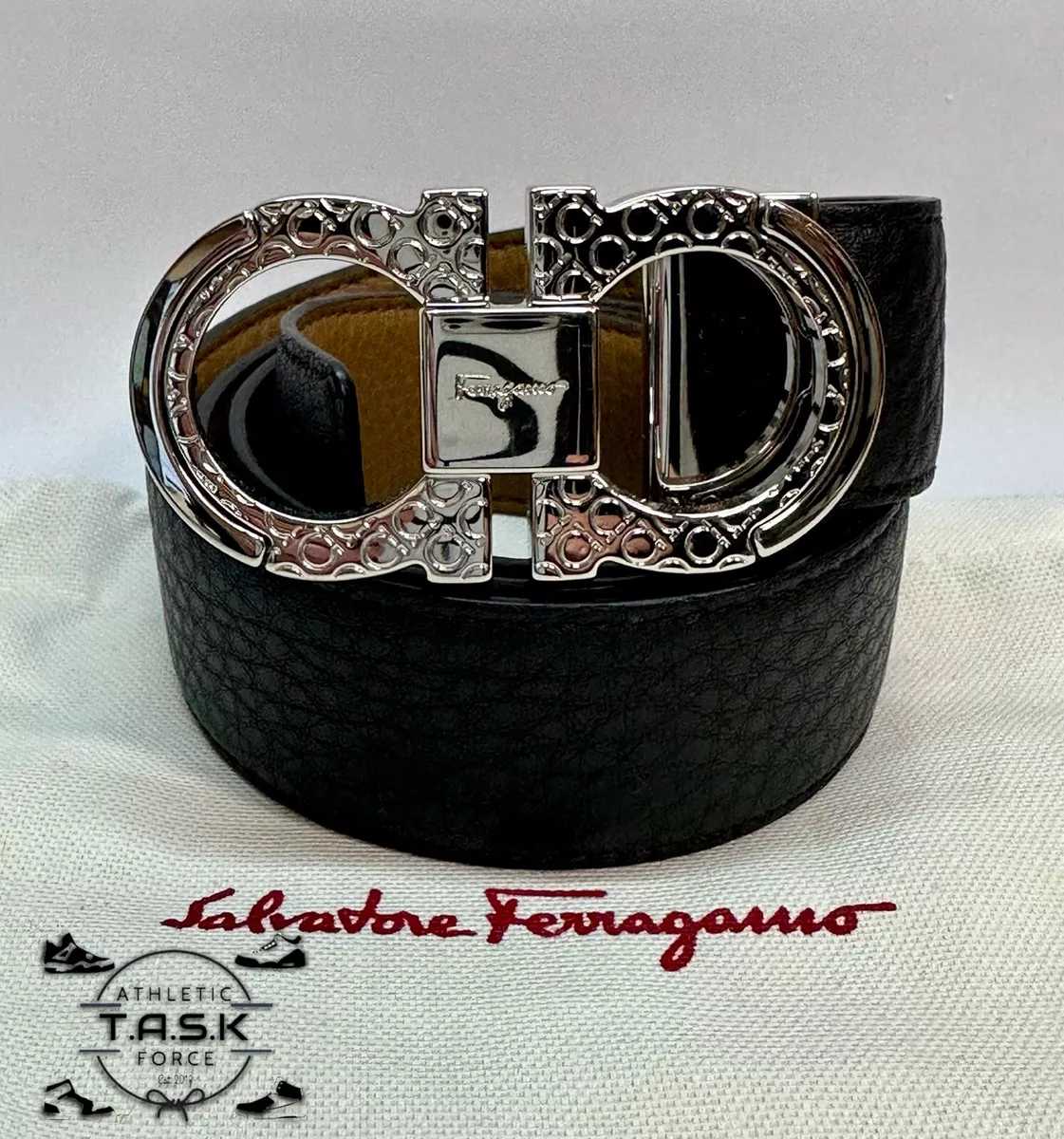 Ceinture Ferragamô noir imprimé