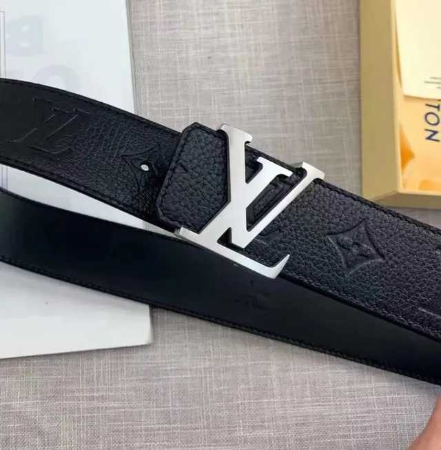 LV Initiales Ceinture, Noir