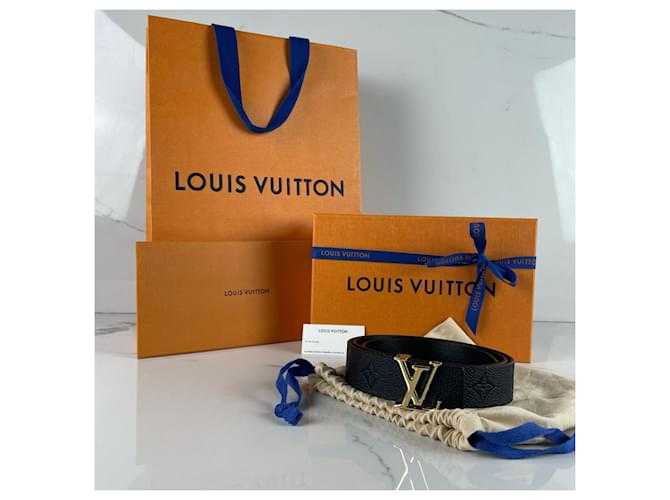 LV Ceinture LV Iconic 30 mm Réversible Noir