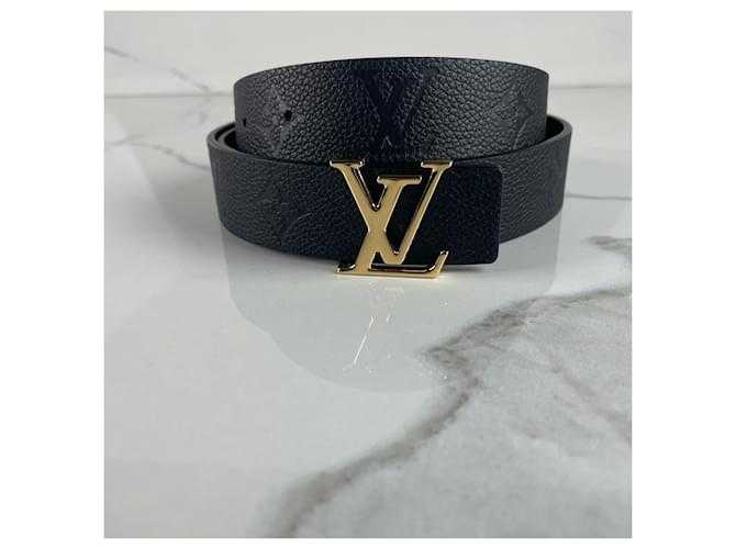 LV Ceinture LV Iconic 30 mm Réversible Noir