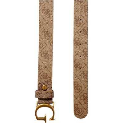 GÛESS BW7782VIN30 Women's Didi Rev & Adjust Latte 4G Belts (Lattee, Medium)