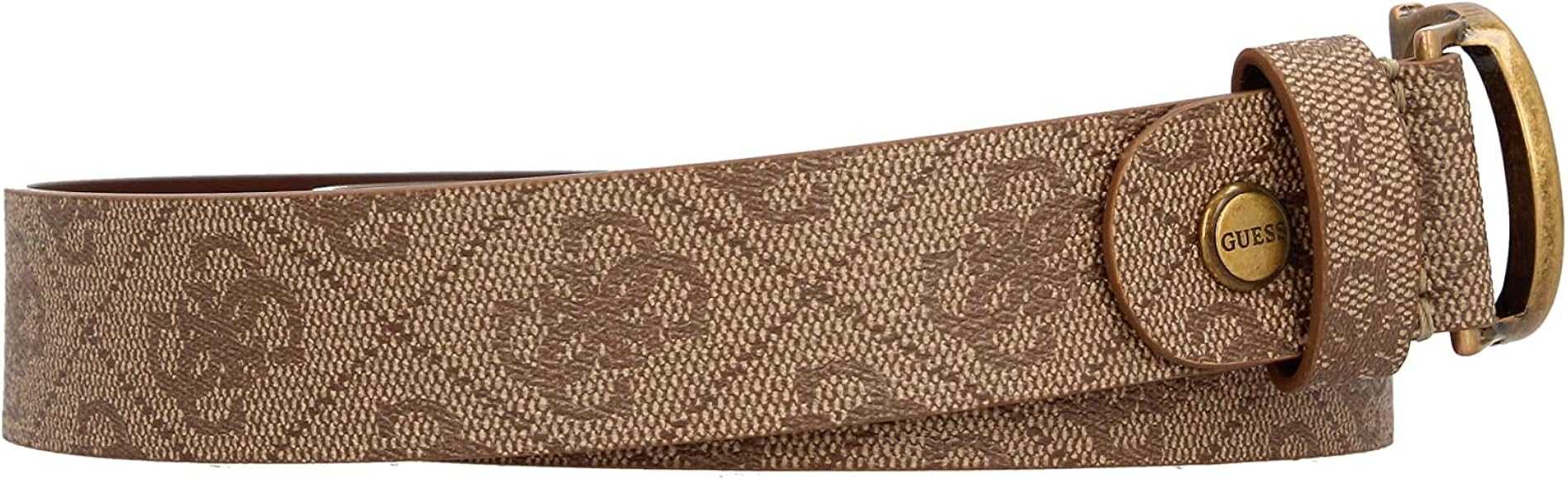 GÛESS BW7782VIN30 Women's Didi Rev & Adjust Latte 4G Belts (Lattee, Medium)
