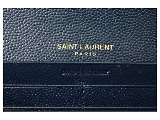 S@int L@urent Portefeuille long Yves bleu marine foncé