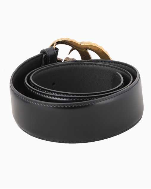 Cinto GG Crystal Double G Pretoria en cuir