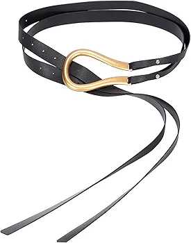 Bôttëga Vênëta Ceinture fer à cheval noire en cuir