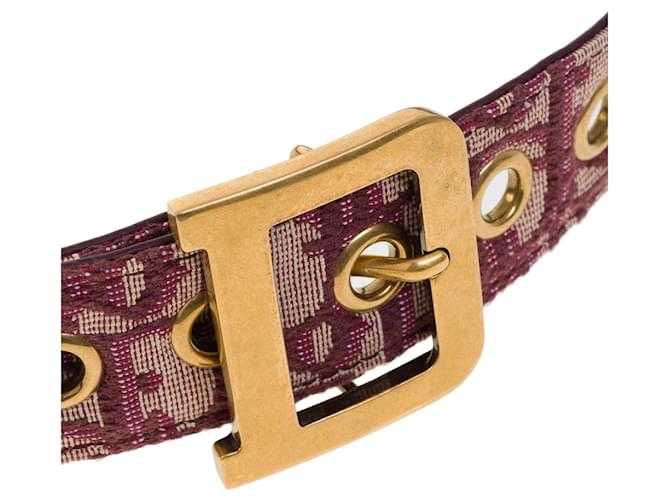 Di*r
Ceinture 80 Diorquake Dior Toile rouge en cuir