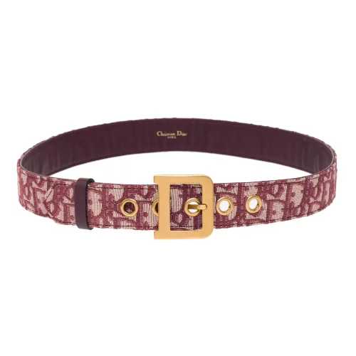 Di*r
Ceinture 80 Diorquake Dior Toile rouge en cuir