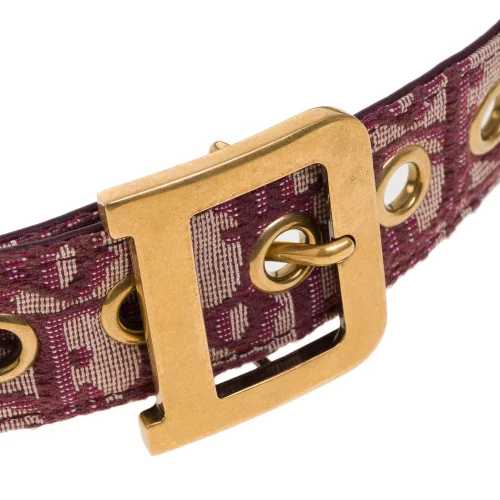 Di*r
Ceinture 80 Diorquake Dior Toile rouge en cuir