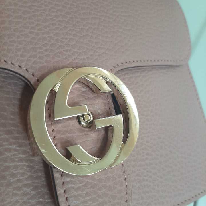 GG Sac à bandoulière imbriqué rose