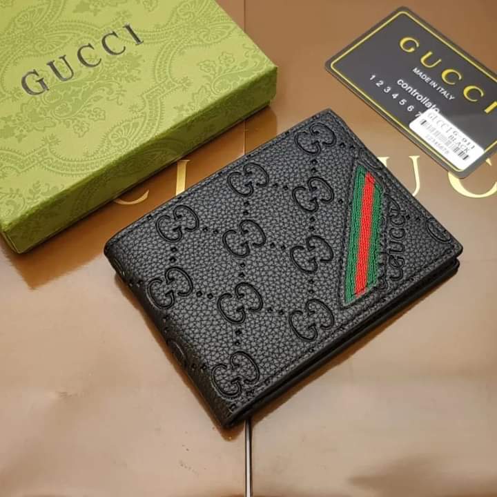 Leather Bifold Men Wallet Brown