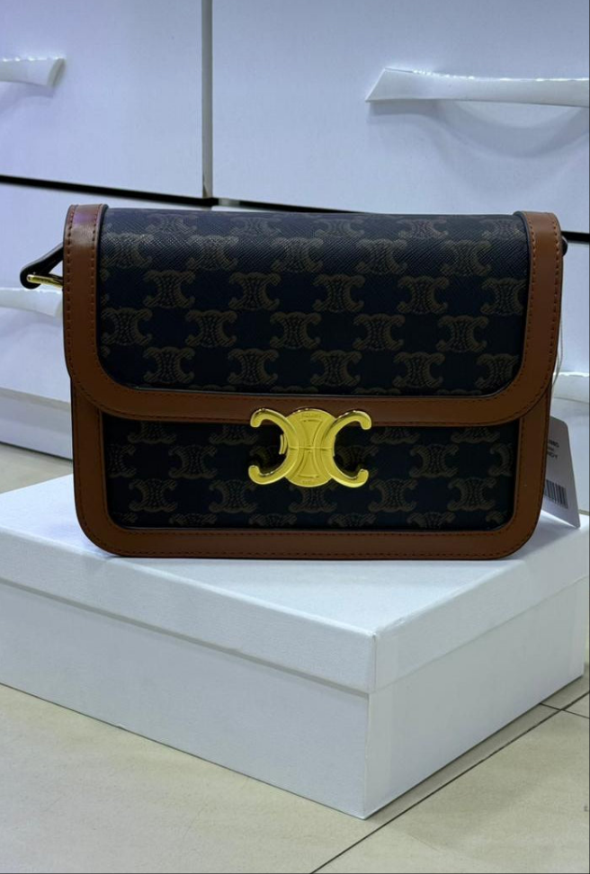 Cêlinë SAC TRIOMPHE CLASSIQUE Toile Triomphe et Veau