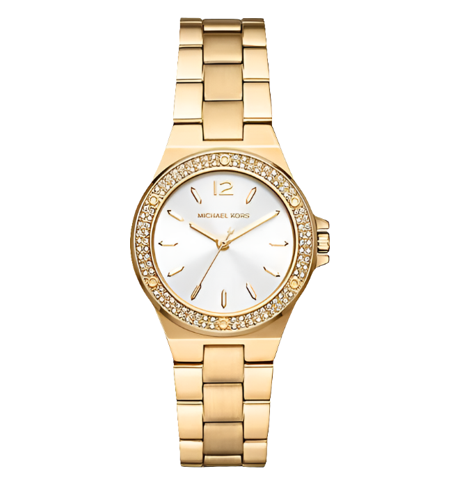 MK Petite montre Lennox dorée