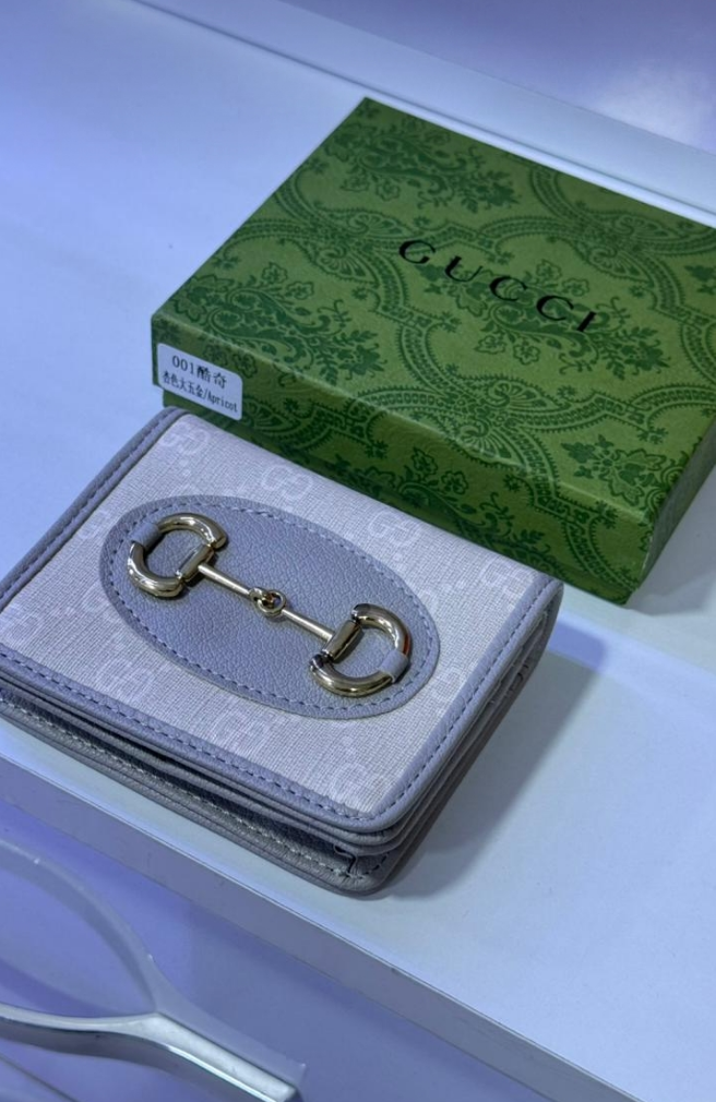 GG Portefeuille porte-cartes GG 1955 avec détail Mors