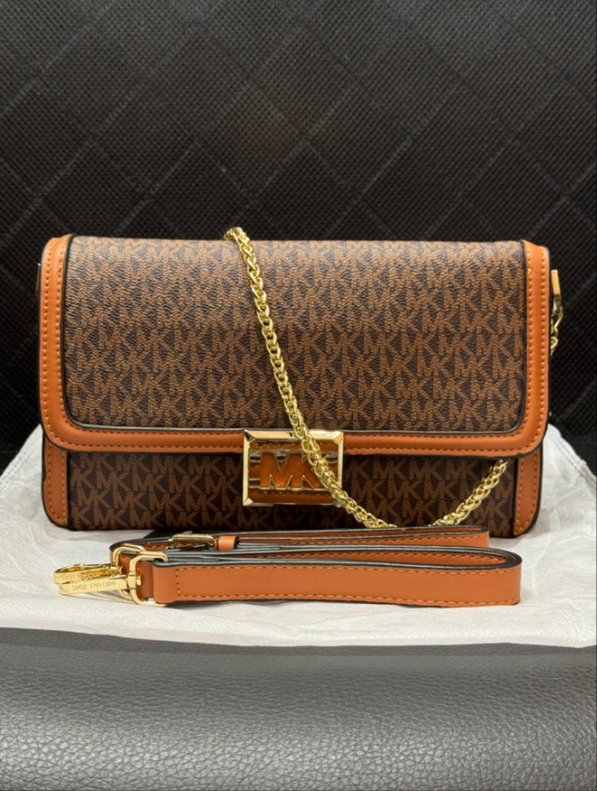 MK Sac à épaule Sonia convertible de taille moyenne à logo