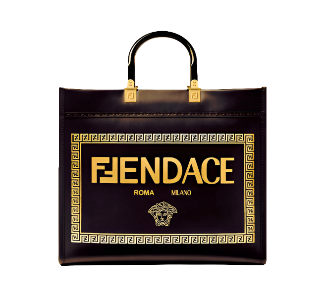 Fêndï x Versace Fendace Convertible Sunshine Shopper