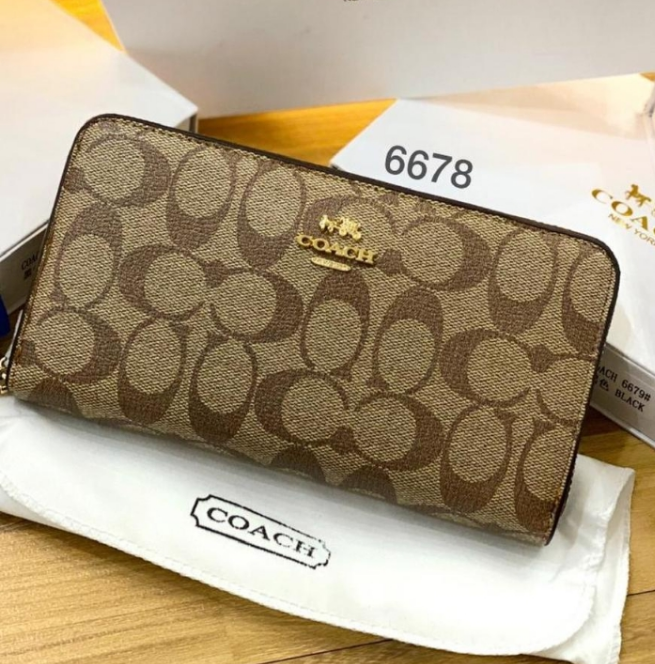 Co@ch Portefeuille zippé moyen