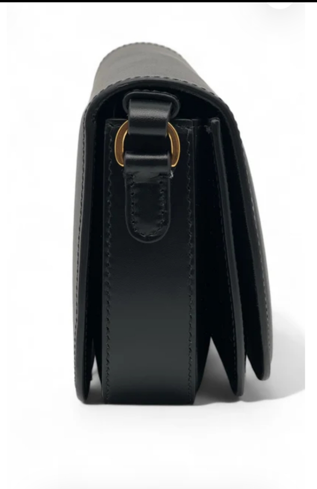 Sac CD Signature noir avec bandoulière pour femme