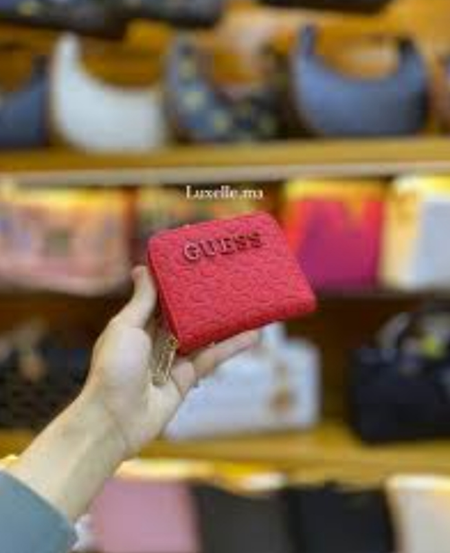 Gûess Bowie Debossed Zip-Around Wallet