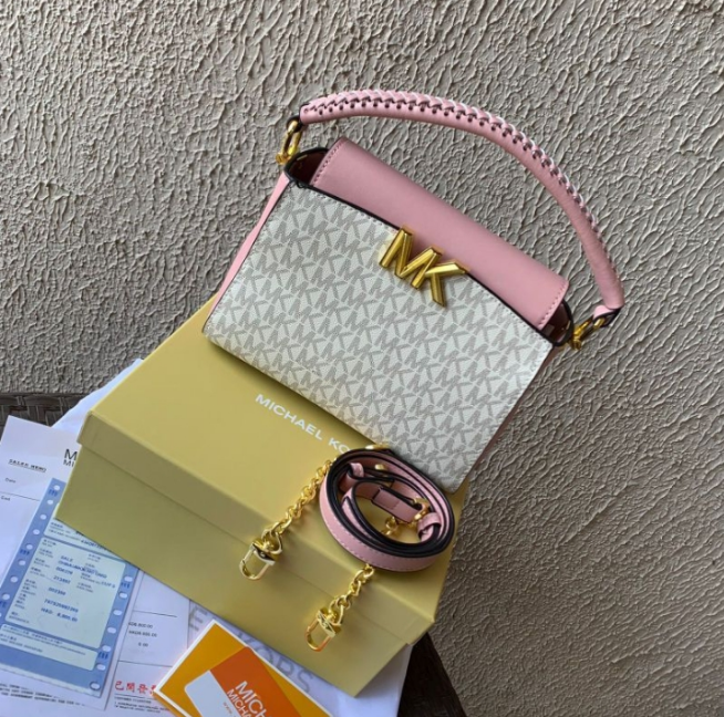 MK Sac à bandoulière, Rose taille unique