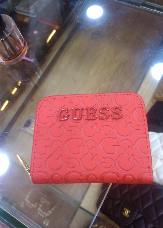 Gûess Bowie Debossed Zip-Around Wallet