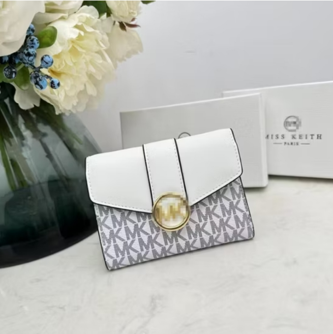 MK Carmen Medium Flap Bifold Women's Wallet