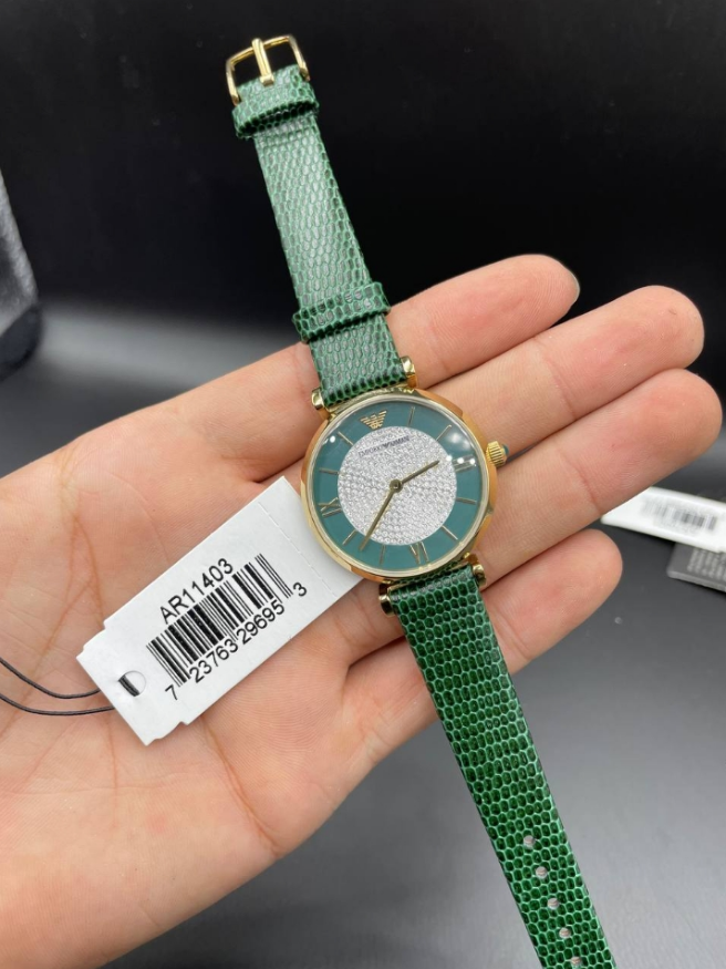 Empôriô Arm@ni
Gianni T-Bar Quartz Green, Silver Dial Ladies Watches