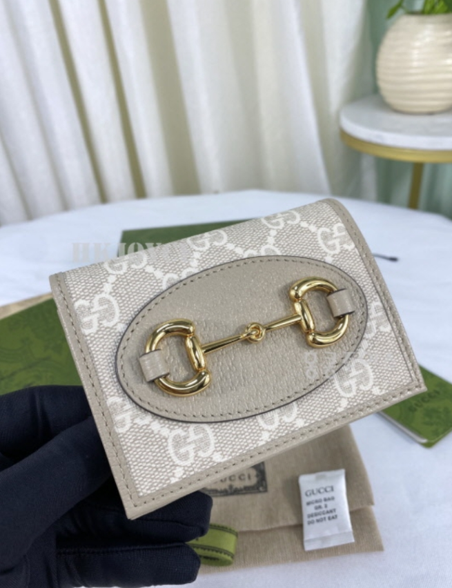 GG Portefeuille porte-cartes GG 1955 avec détail Mors