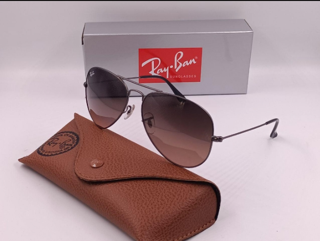 RAY-BAN Lunettes de soleil RB3025 AVIATOR LARG METAL 014-51 femme et homme