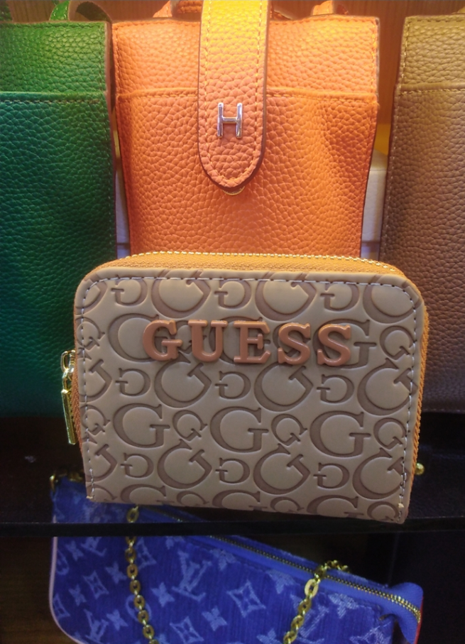 Gûess Bowie Debossed Zip-Around Wallet