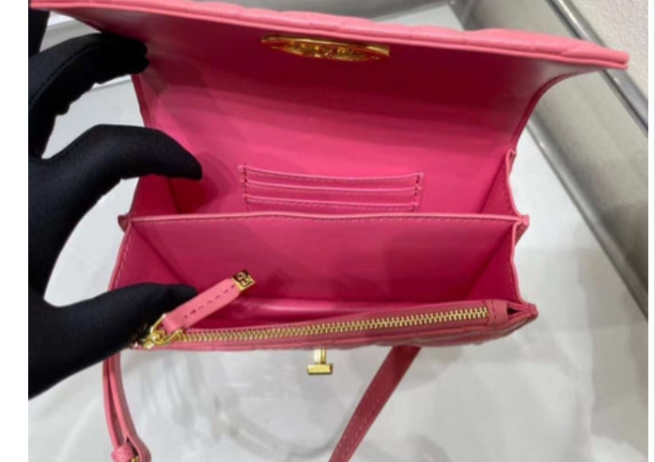 Diôr Mini sac Miss Caro, Rose