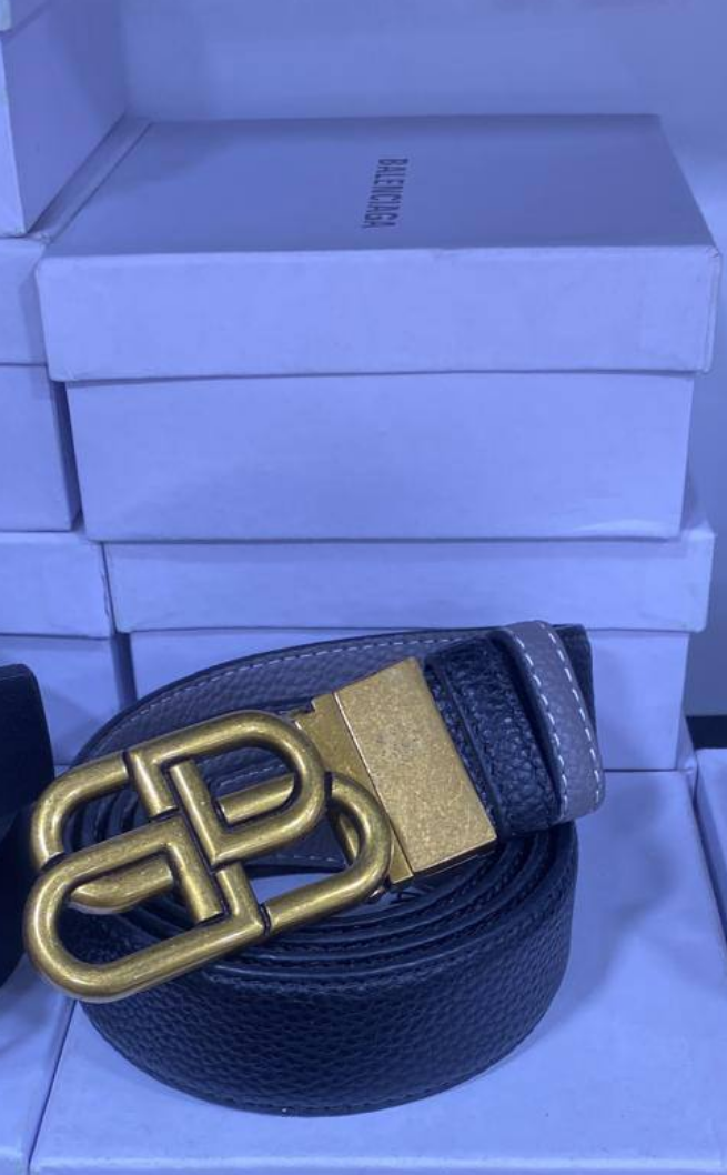 B@lenciaga Ceinture, Noir