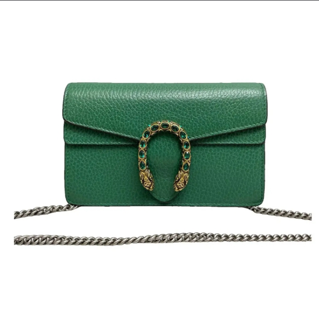 GG Sac à épaule GG Dionysus Vert