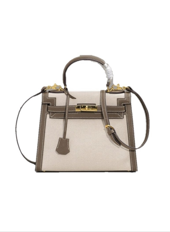 HRMS
Sac à main en toile Kelly 28