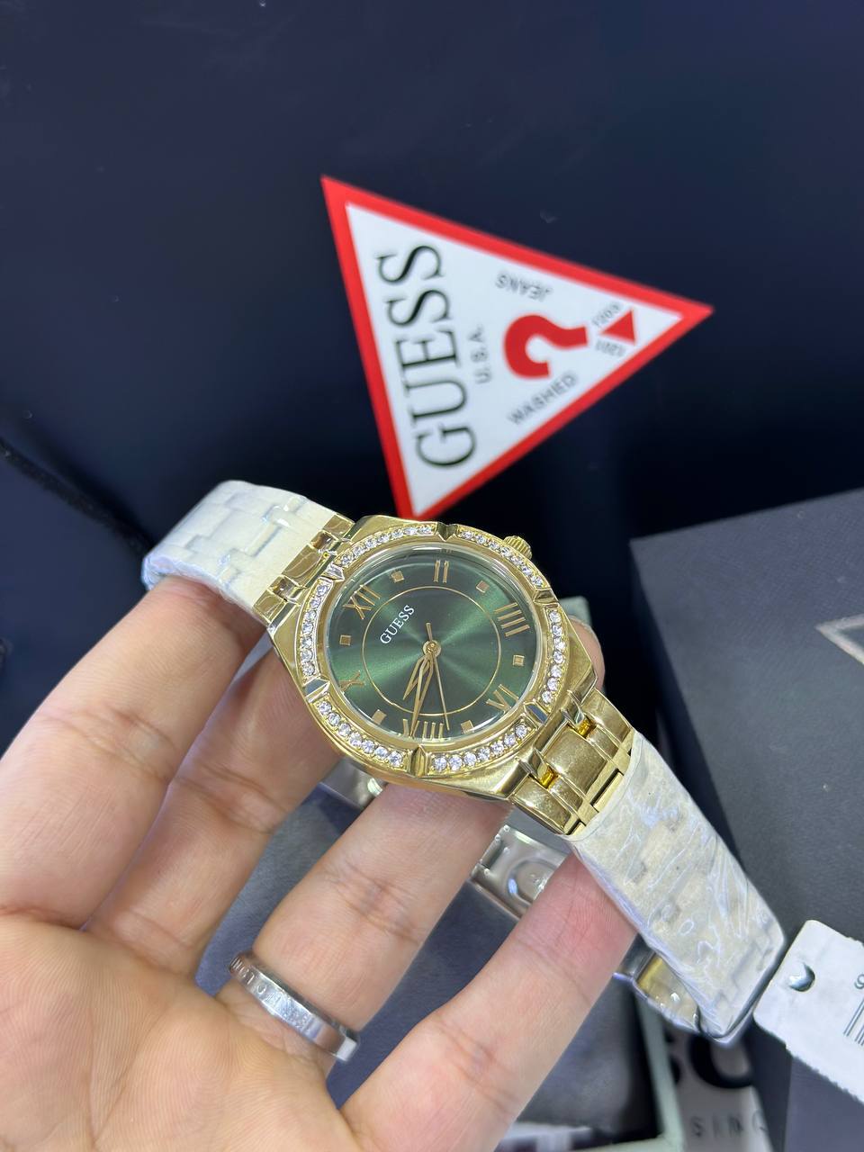 Guess Montre Cosmo Vert