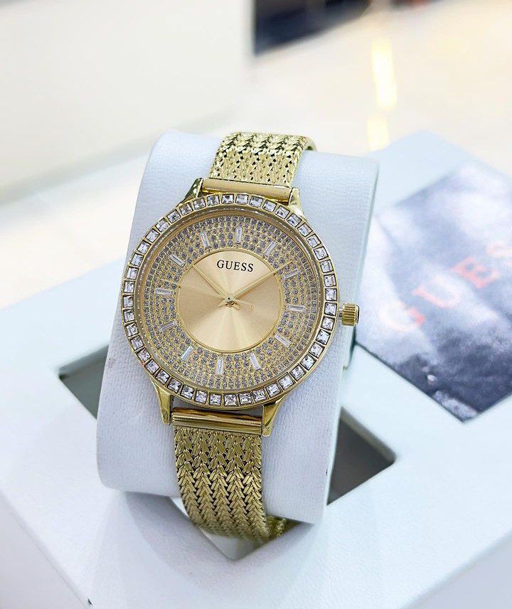 Guess Soiree Montre Femme Acier Doré Milanais