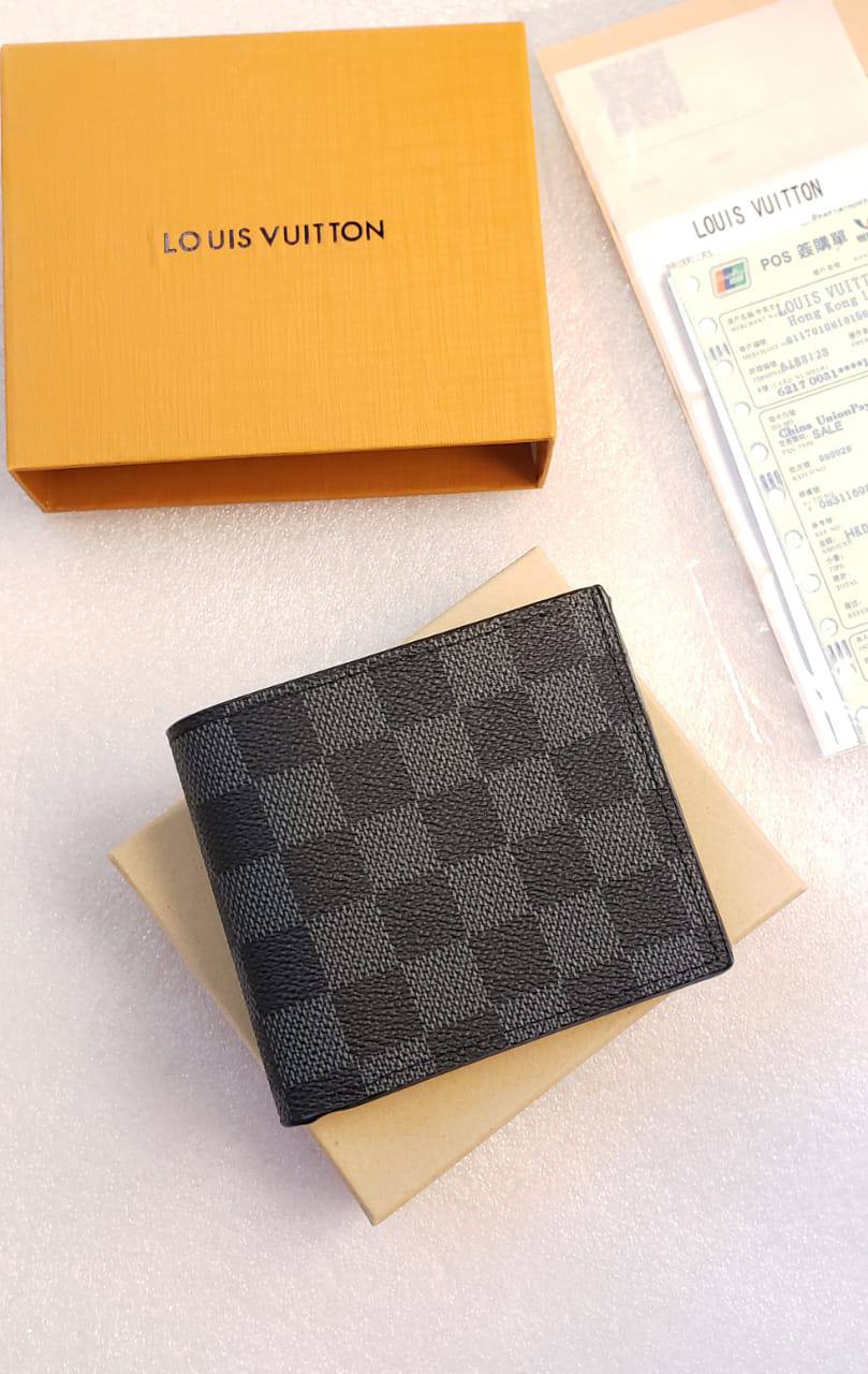 LV MULTİPLE DAMİER GRAPHİTE CANVAS