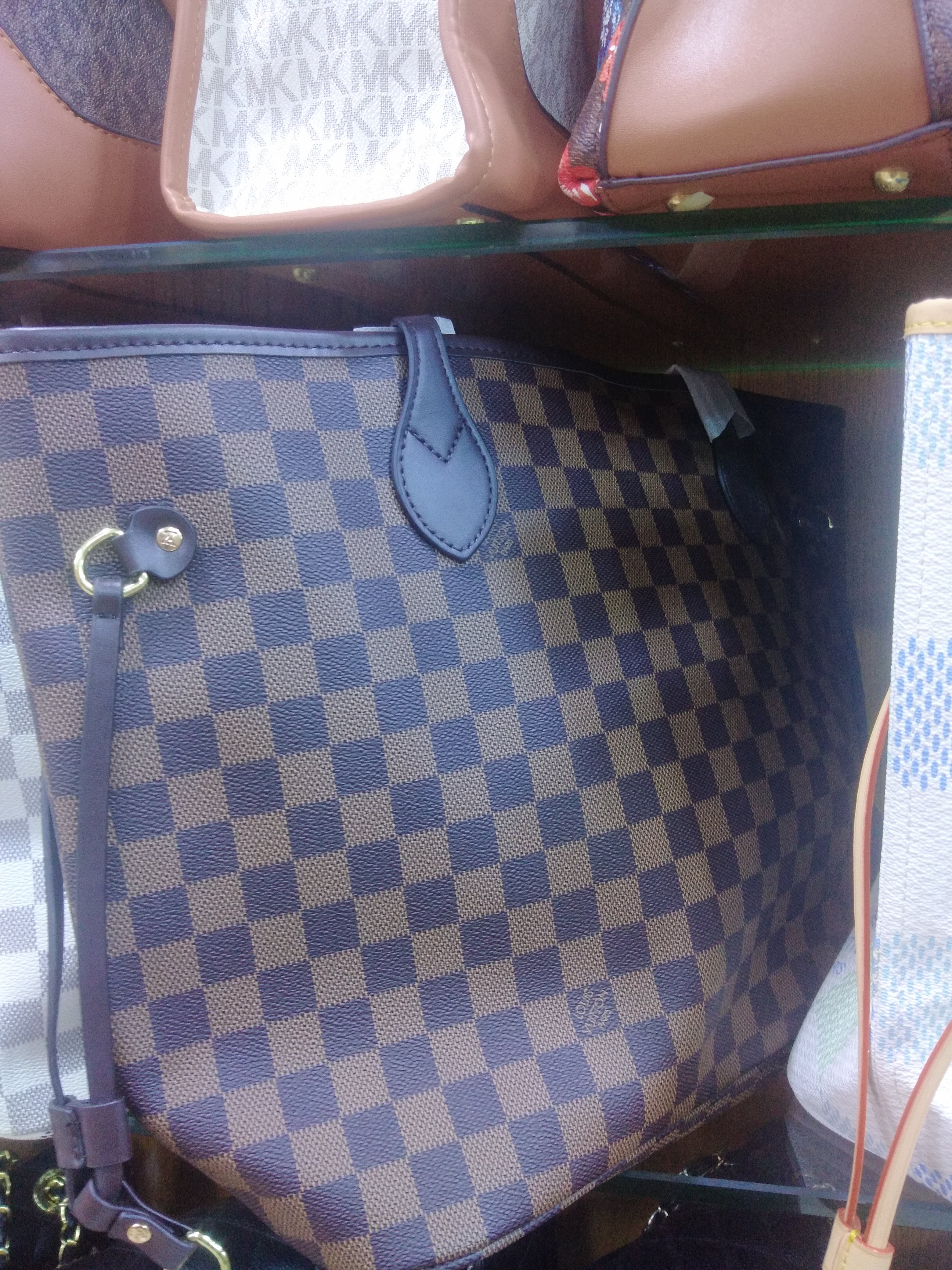 LV Sac Neverfull GM en cuir