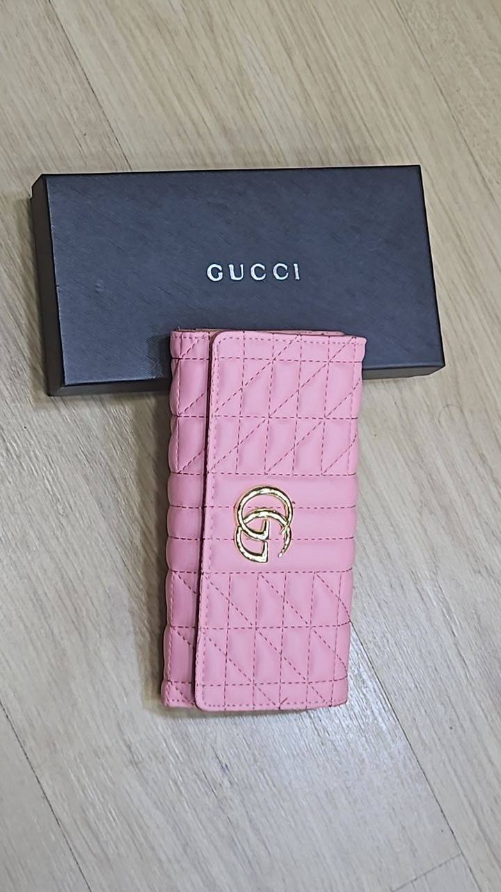 GG Marmont Black Pearl interlocking GG Continental Long Wallet