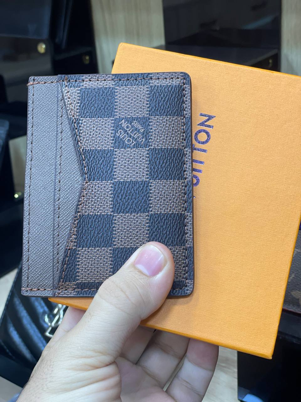 LV portefeuille wallet, Marron