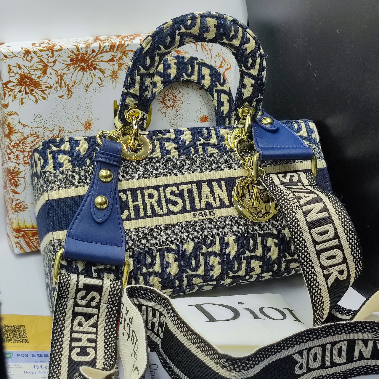 CHRISTI@N DIÔR Sac Book Tote East-West à bandoulière