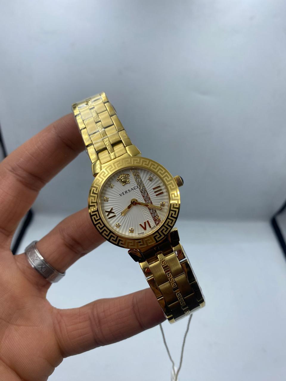 VERS@CE
Greca Icon Diamond Watch